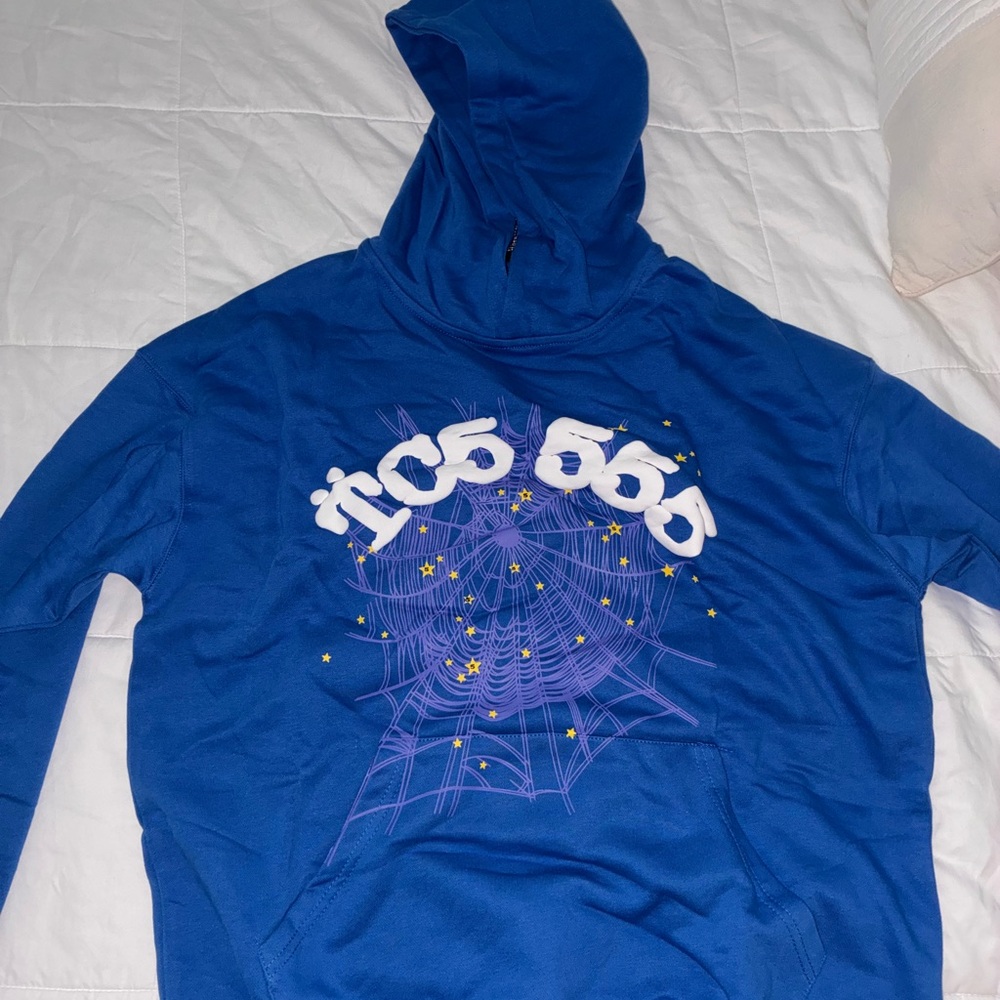 Spider Blue Hoodie
